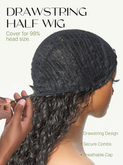 Frodio 3-in-1 shaggy waves for versatile daily looks.
