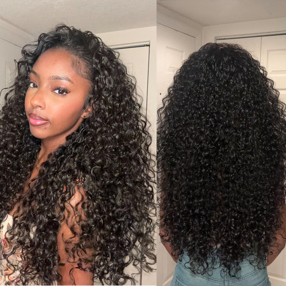 Frodio curly half wig 26 inches with natural long curls for daily volume.