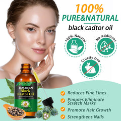 Pouring Frovetani oil from the bottle to illustrate easy application.