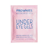 Frownies under-eye gel patches soothe puffy eyes for a refreshed look.