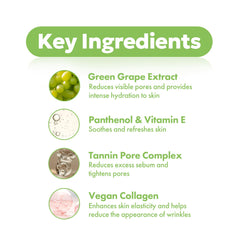 FRUDIA Pore Control serum being applied to the skin for balanced texture.