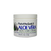 Fruit of the Earth Aloe Vera cream bottle delivers lightweight hydration for daily skin care.