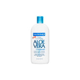 Fruit of the Earth Aloe Vera Lotion bottle showing double rich formula for moisturized skin