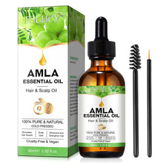 FSLHCY Amla Oil 60ml bottle showing pure, nourishing care for hair.