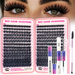 FTBZCF Lash Clusters Kit packaging view for at-home use and savings