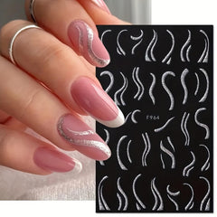 FUKIDOG easy-apply French tip stickers for quick salon-style curves
