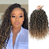 Fulcrum Goddess Locs 12-inch ends curly for fuller, defined style