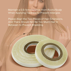 Full Shine extension tape roll shown for easy customization of lengths