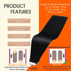 Full Shine Remy hair close-up shows aligned cuticles reducing tangling