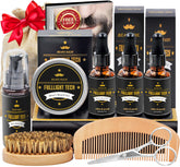 FULLLIGHT TECH beard kit packaging presents premium tools for neat grooming.