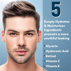 FULLLIGHT TECH men facial scrub 60ml gently exfoliates to smooth skin texture.