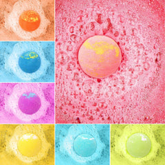 FUNCREVITY organic kids bath bombs dissolve cleanly with no residue.