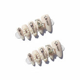 FURNUNUBI handmade almond nails in light purple for a chic manicure
