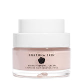 Furtuna Skin Nightly Renewal Cream packaging showcasing vegan clean beauty promise