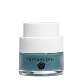 Furtuna Skin Olive Replenishing Balm jar closeup for rich hydration.