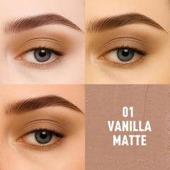 FV eyeshadow stick application on lid demonstrates silky glide and even color payoff.