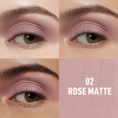FV Rose Matte swatch on skin showing rich pigment