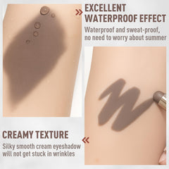 FV Matte Cream Eyeshadow Stick arm swatch demonstrates rich pigment and smooth application.