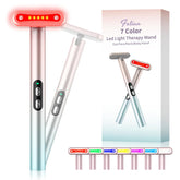 Fxtiaa red light therapy wand front view for smoother facial skin.