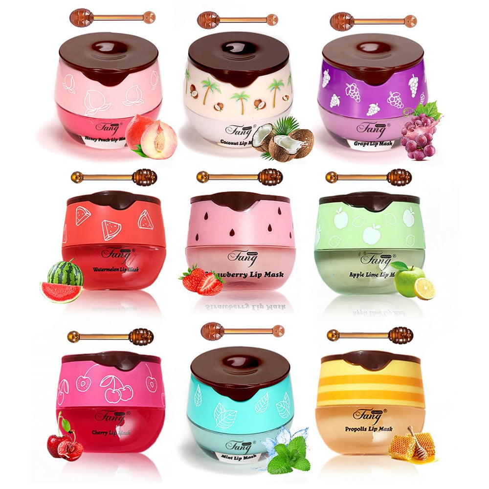 FYEBOO watermelon lip mask pot for overnight hydration and plump lips
