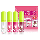 FYEBOO hydrating lip oil bottle provides deep moisture and natural shine.