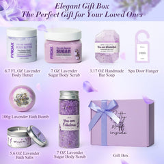 Fyroax lavender sugar body scrub nourishes and softens skin during a soothing routine.