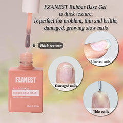 FZANEST No-Wipe Top Coat provides lasting shine and quick top-coat protection.