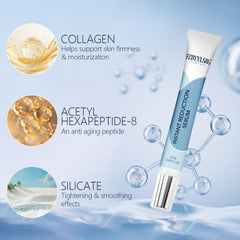 FZBYYLSRG Rapid Reduction Eye Serum smooths wrinkles around the eyes for a younger look.