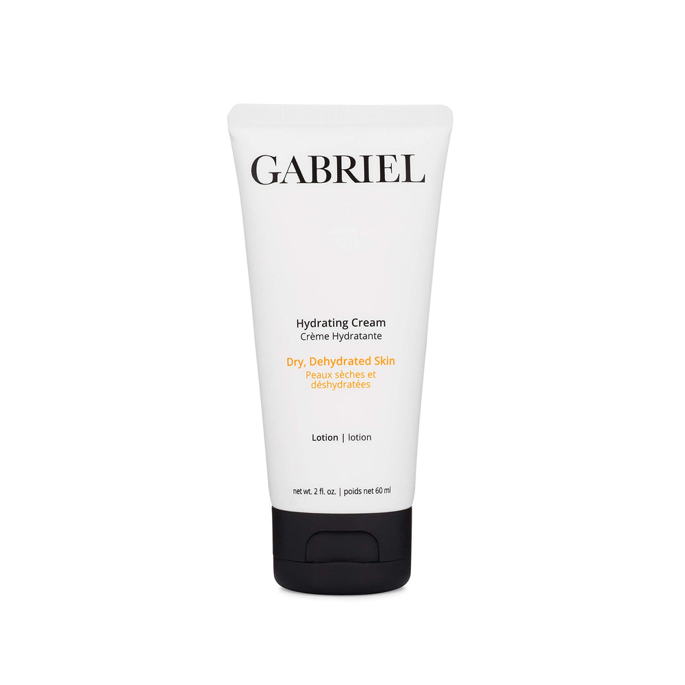 Gabriel Cosmetics Moisturizer application on face for hydrated, soft skin.
