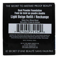 Gabriel Cosmetics compact with velvety texture enhanced by sea fennel for smooth application.