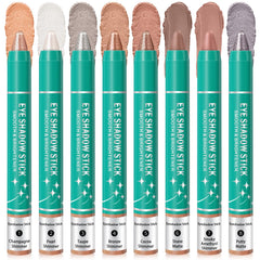 GADMLURY 8Pcs Eyeshadow Stick Set displayed for versatile day-to-night looks.