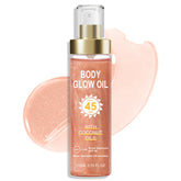 GADMLURY Body Glow Oil bottle with SPF 45 for radiant, sun-ready skin.