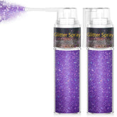 GADMLURY hair glitter spray showing application distance for smooth, long-lasting sparkle.