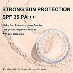 GADMLURY lightweight powder blends smoothly to blur texture and pores.