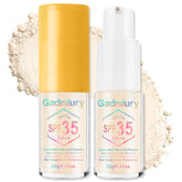 GADMLURY mineral sunscreen powder bottle for on-the-go scalp protection