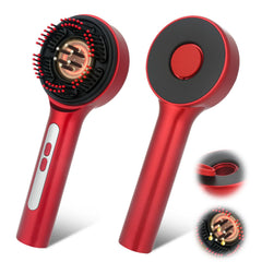 GANOEL 3-in-1 scalp massager laser comb showing scalp stimulation feature.