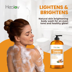 Shower foam scene with Ganskin body wash for refreshing cleansing and soft skin