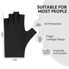 GAOY Anti UV Gloves with fingerless design for easy phone use