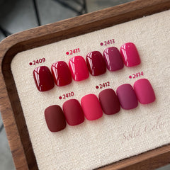 GAOY Berry Collection burgundy red gel polish for lasting color