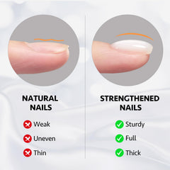 GAOY builder gel base coat application on nails, ensuring a solid foundation.