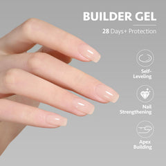 GAOY Builder Gel UV cure in 60 seconds for fast, durable set