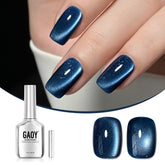 GAOY Mystic Blue cat eye gel with magnet for DIY patterns at home