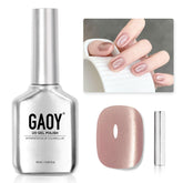 GAOY Glassy Cat Eye polish bottle with iridescent shimmer.