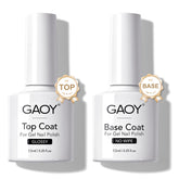 GAOY glassy top coat for a crystal-clear, durable shine and protection