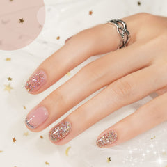 GAOY Glitter Purple Nail Polish adds dramatic shimmer for DIY art