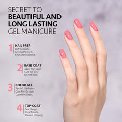 GAOY glossy-finish-top-coat delivers a brilliant shine.