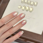 GAOY Golden Cat Eye gel nail polish bottle shows holographic shimmer