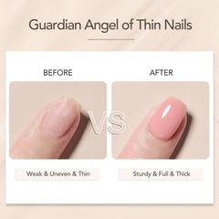 GAOY jelly builder base nails provide natural strength and smoother lift resistance