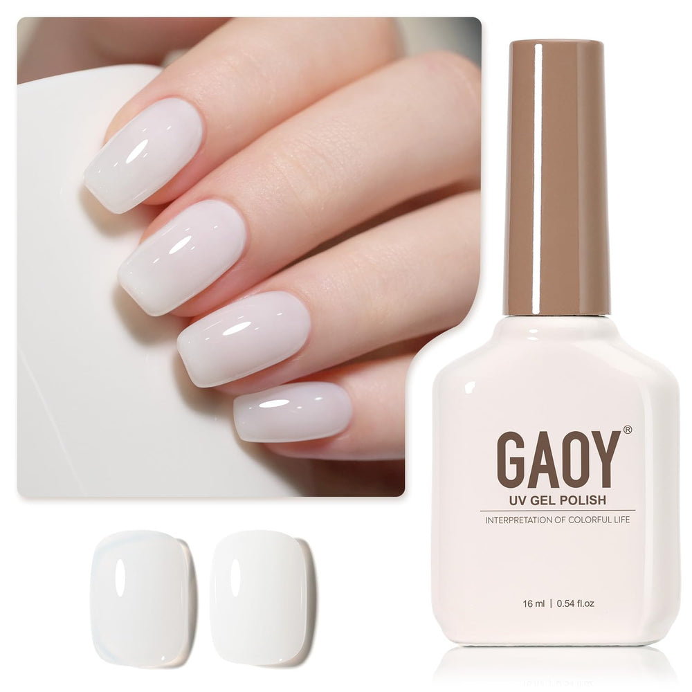 GAOY Jelly Gel Nail Polish 2899 bottle close-up shows translucent jelly finish, ideal for DIY art