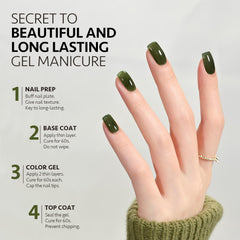 GAOY Jelly Gel Nail Polish curing under UV LED lamp for quick dry.